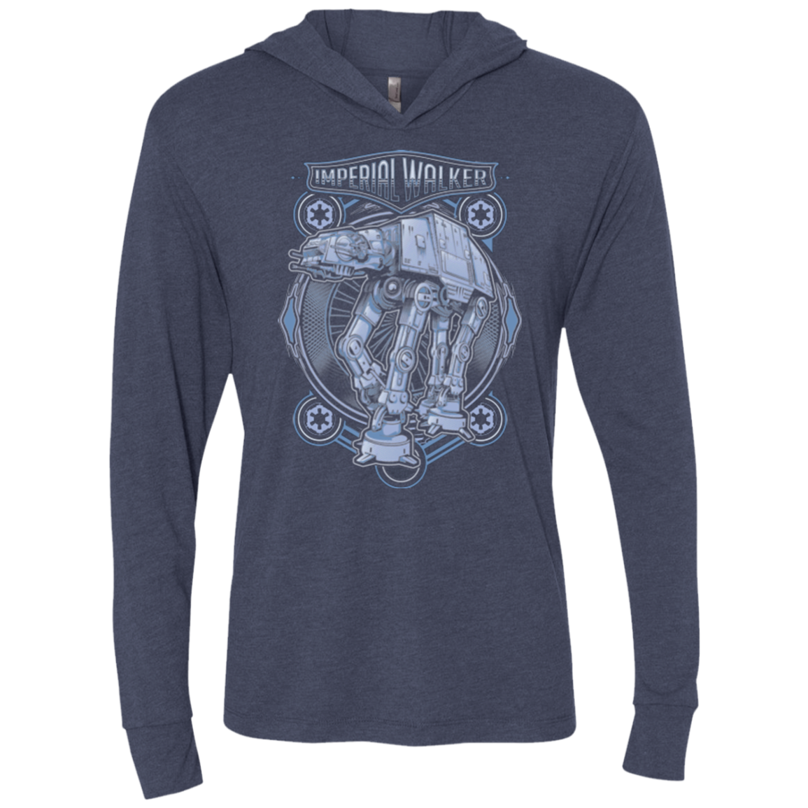 Imperial Walker Triblend Long Sleeve Hoodie Tee