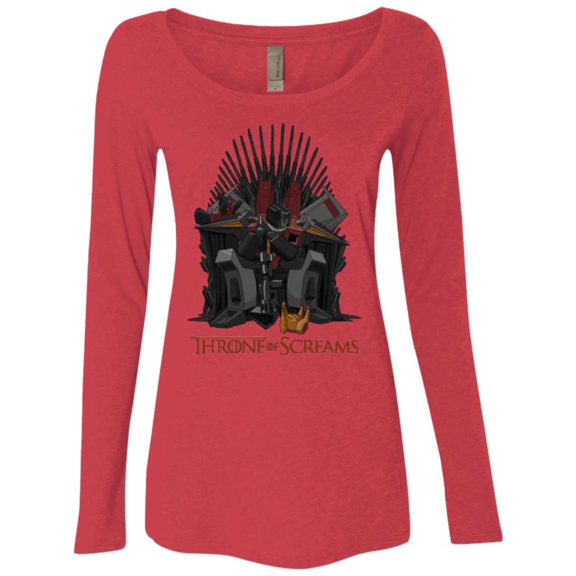 Throne Of Screams Women's Triblend Long Sleeve Shirt