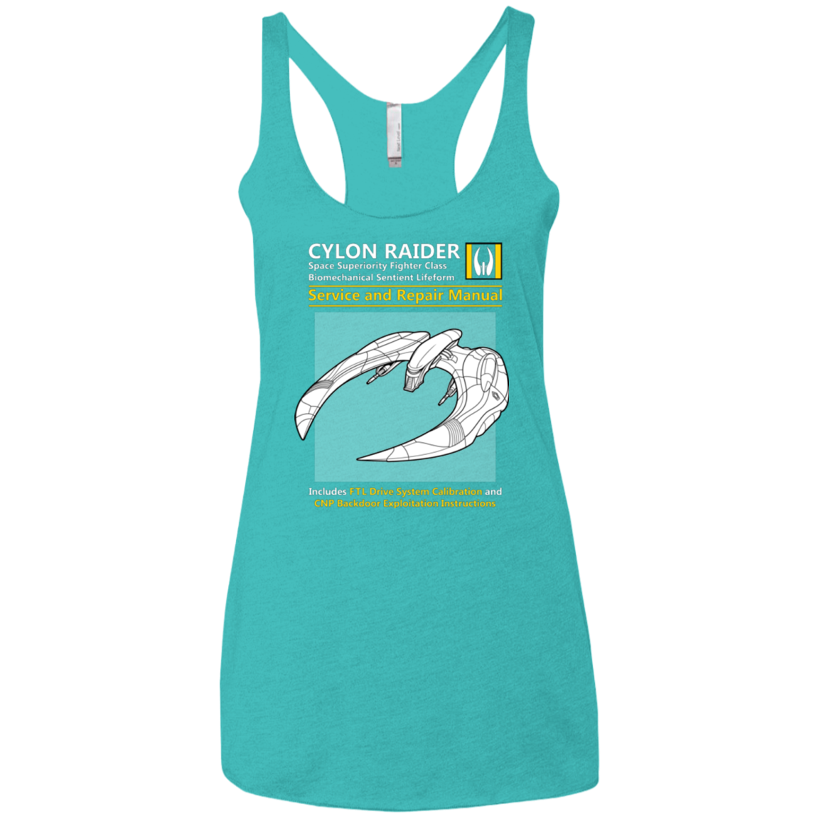 CYLON RAIDER SERVICE & REPAIR MANUAL Women's Triblend Racerback Tank