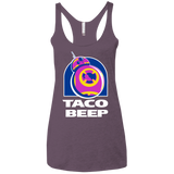 Taco Beep Women's Triblend Racerback Tank