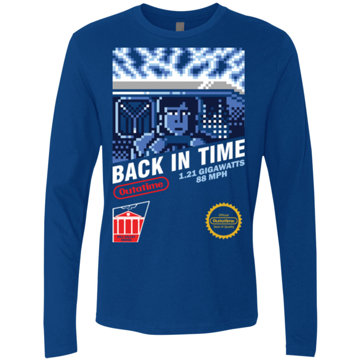 Back In Time Men's Premium Long Sleeve