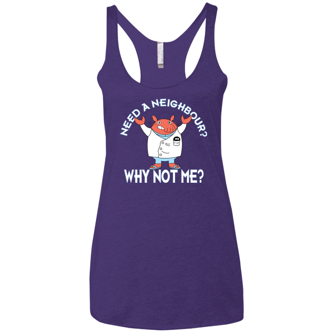 Why not me Women's Triblend Racerback Tank