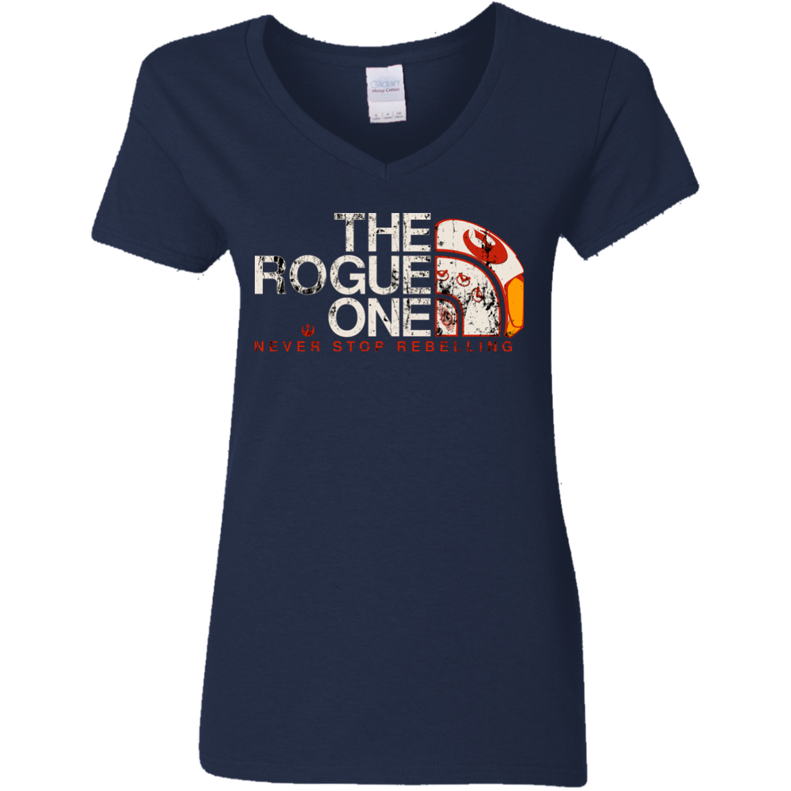 Rogue North Face Women's V-Neck T-Shirt