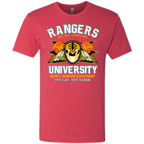 Rangers U White Ranger Men's Triblend T-Shirt