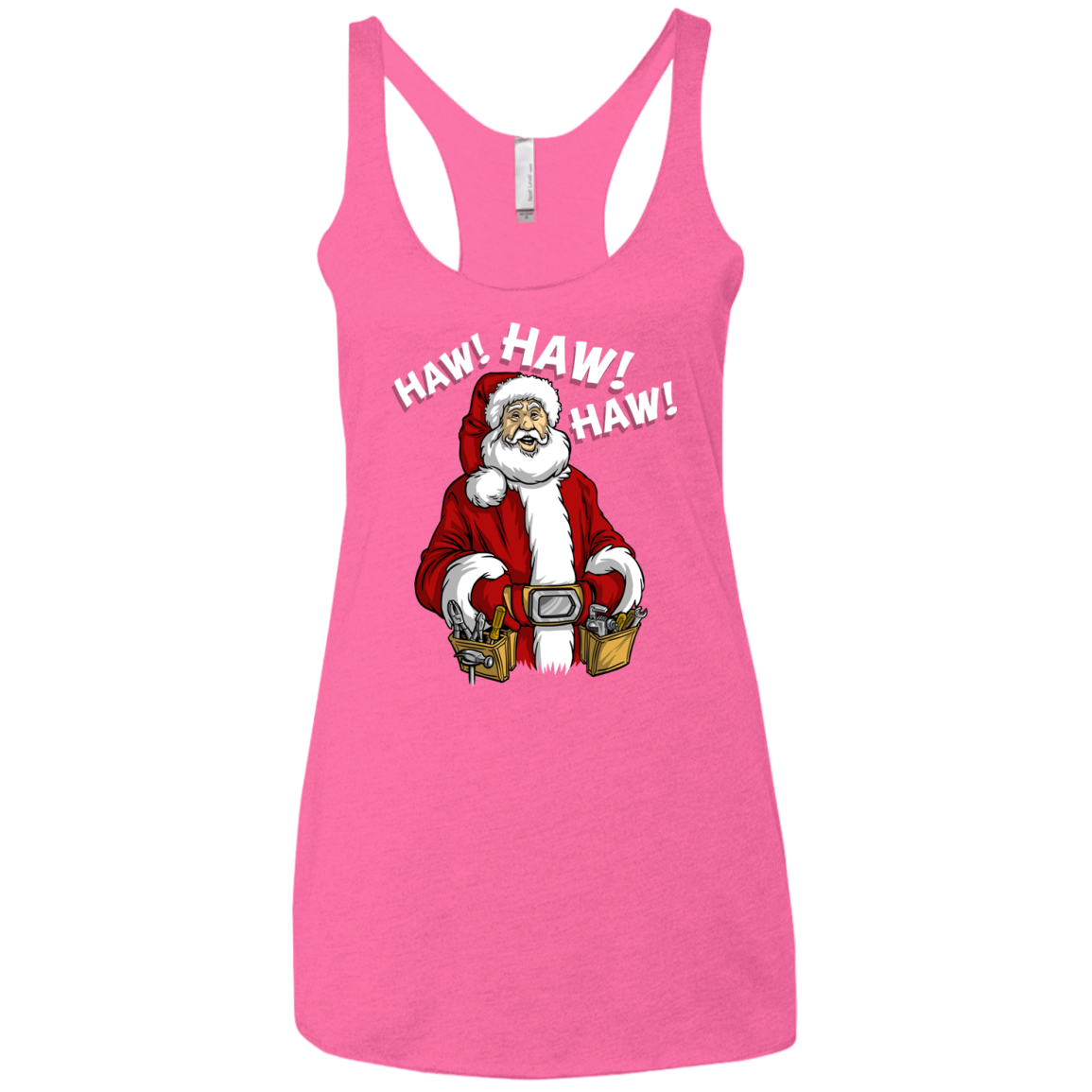 The Santa Clause tool man Taylor Women's Triblend Racerback Tank