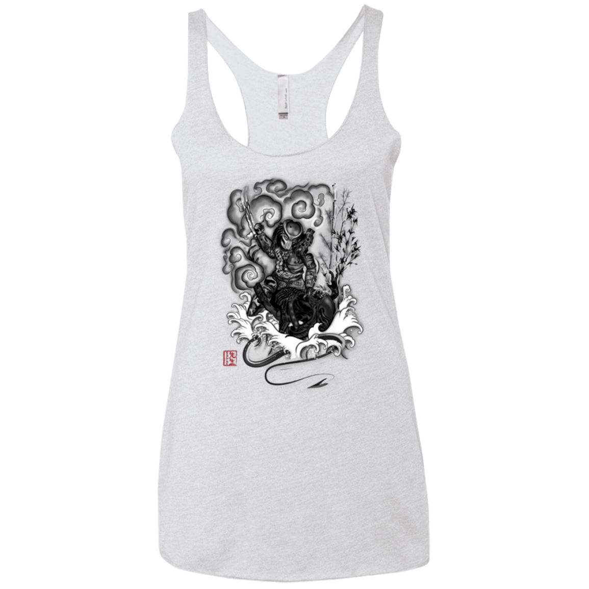 The hunter and the demon Women's Triblend Racerback Tank