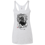 The hunter and the demon Women's Triblend Racerback Tank