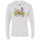 Duck Tails Triblend Long Sleeve Hoodie Tee