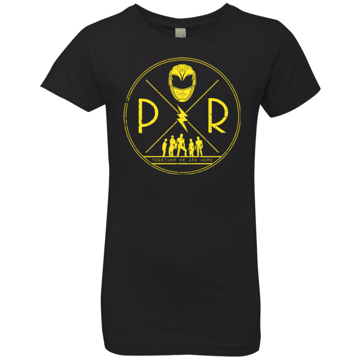 Yellow Power Girls Premium T-Shirt