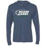 Miami Dilly Dilly Triblend Long Sleeve Hoodie Tee