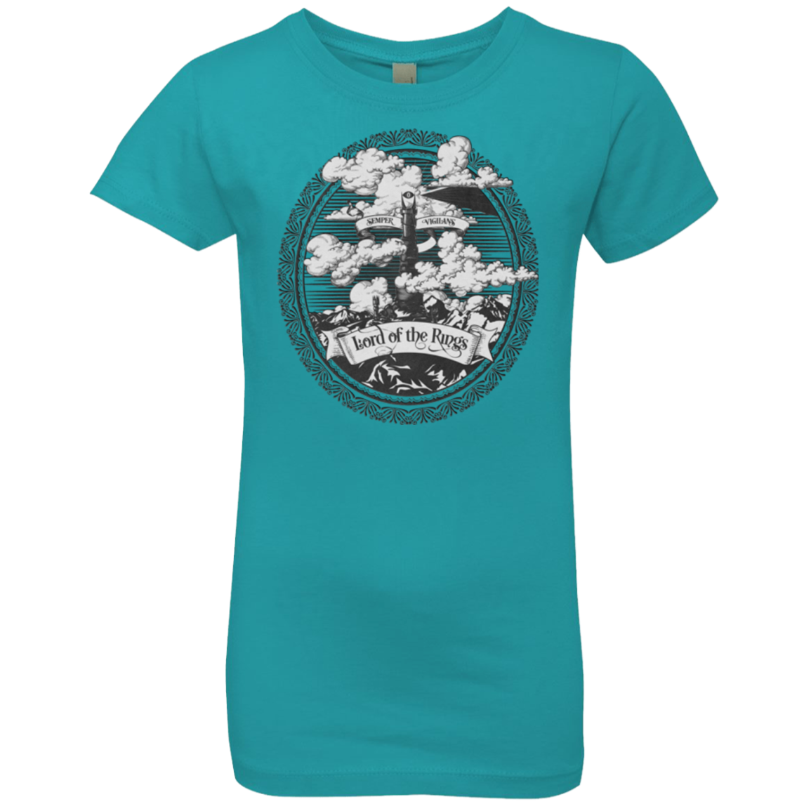 Vintage Mordor Tower Girls Premium T-Shirt