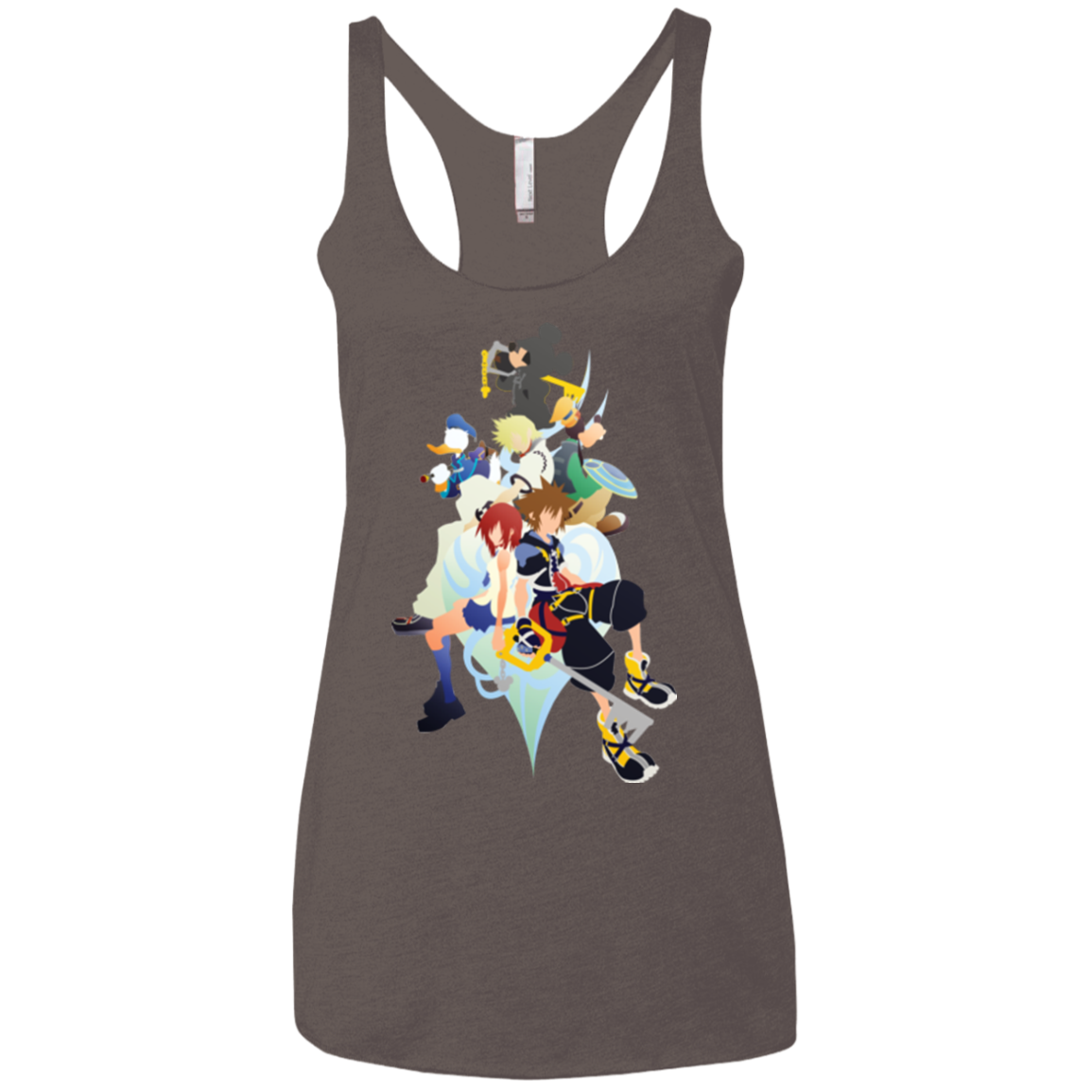 Kingdom Hearts Women's Triblend Racerback Tank