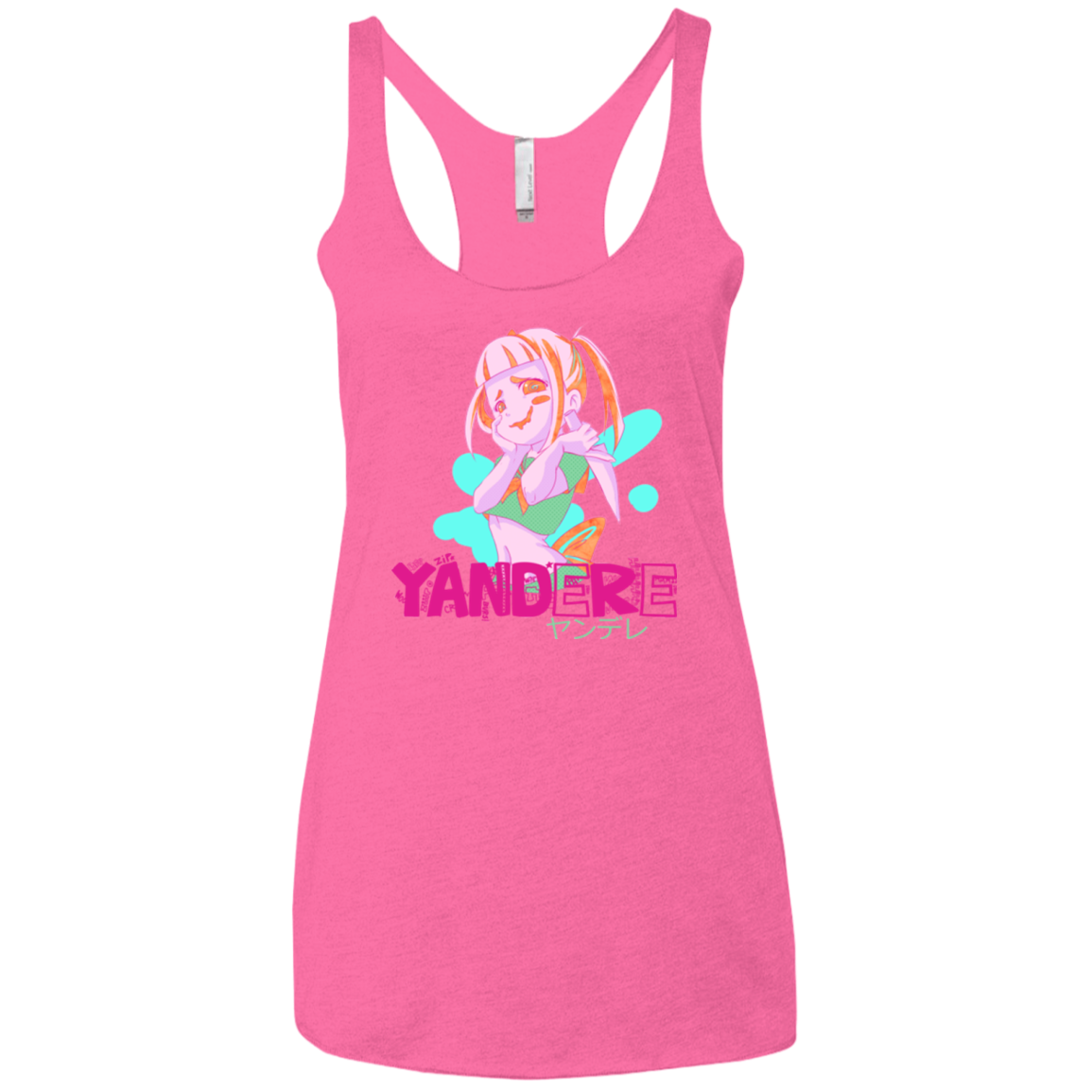 Yandere Women's Triblend Racerback Tank