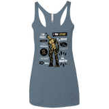 Groot Famous Quotes Women's Triblend Racerback Tank