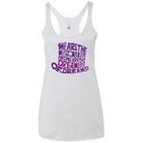 Wonka Purple Women's Triblend Racerback Tank