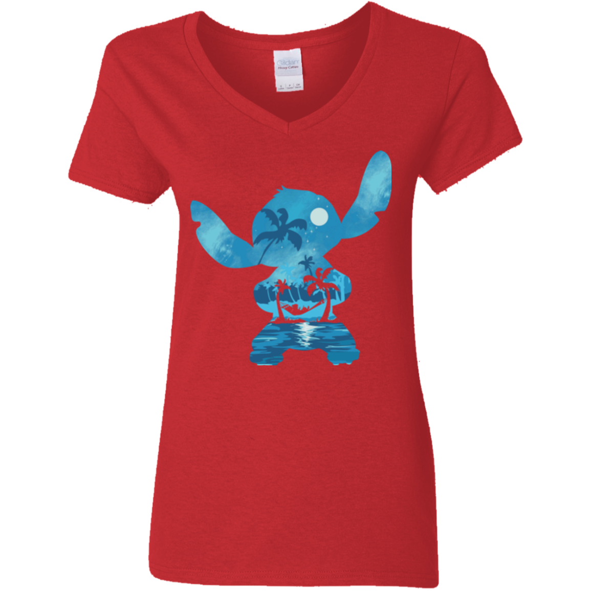 Ohana Portrait Women's V-Neck T-Shirt