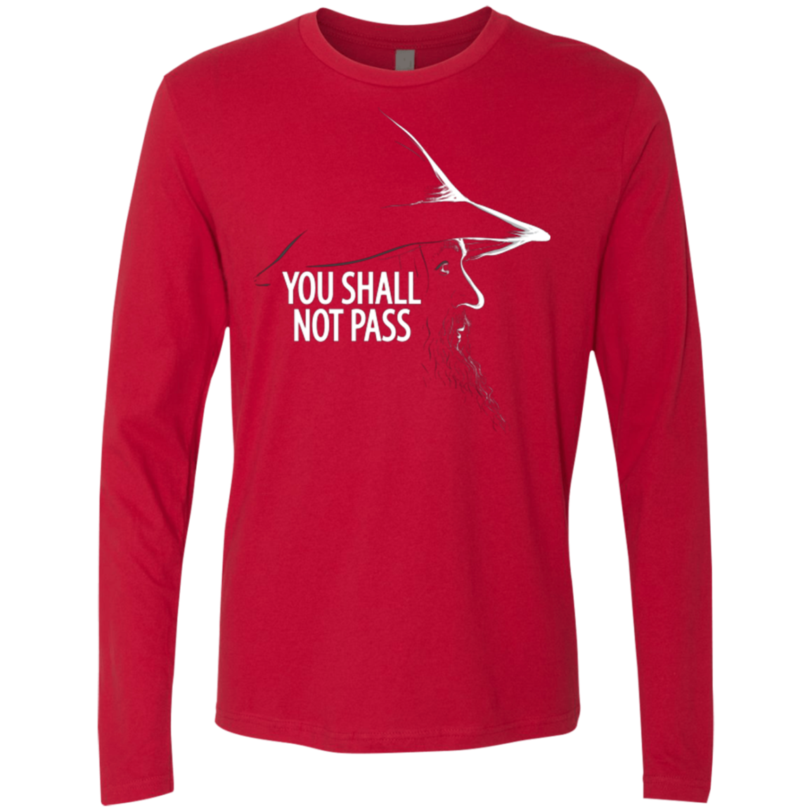 YOU SHALL NOT PASS (2) Men's Premium Long Sleeve