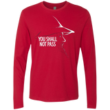 YOU SHALL NOT PASS (2) Men's Premium Long Sleeve