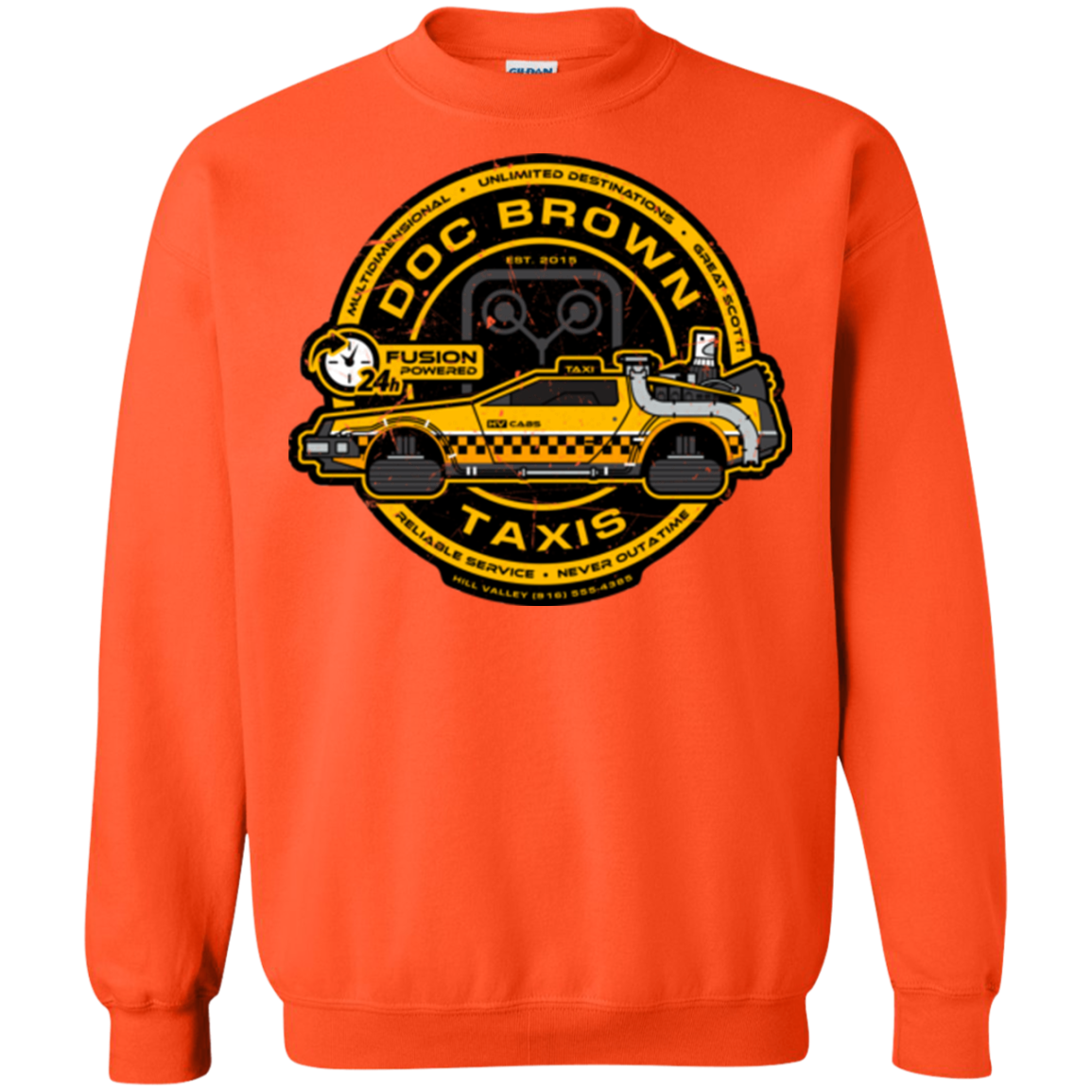 Doc Brown Taxis Crewneck Sweatshirt