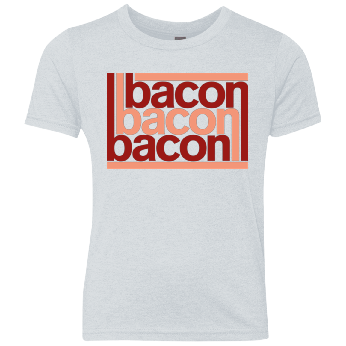 Bacon-Bacon-Bacon Youth Triblend T-Shirt