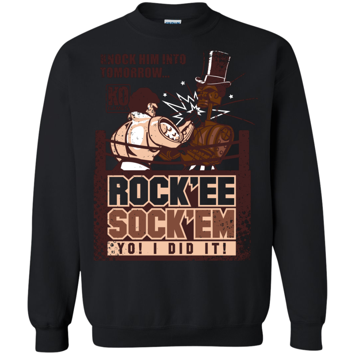 Rockee Sockem Crewneck Sweatshirt