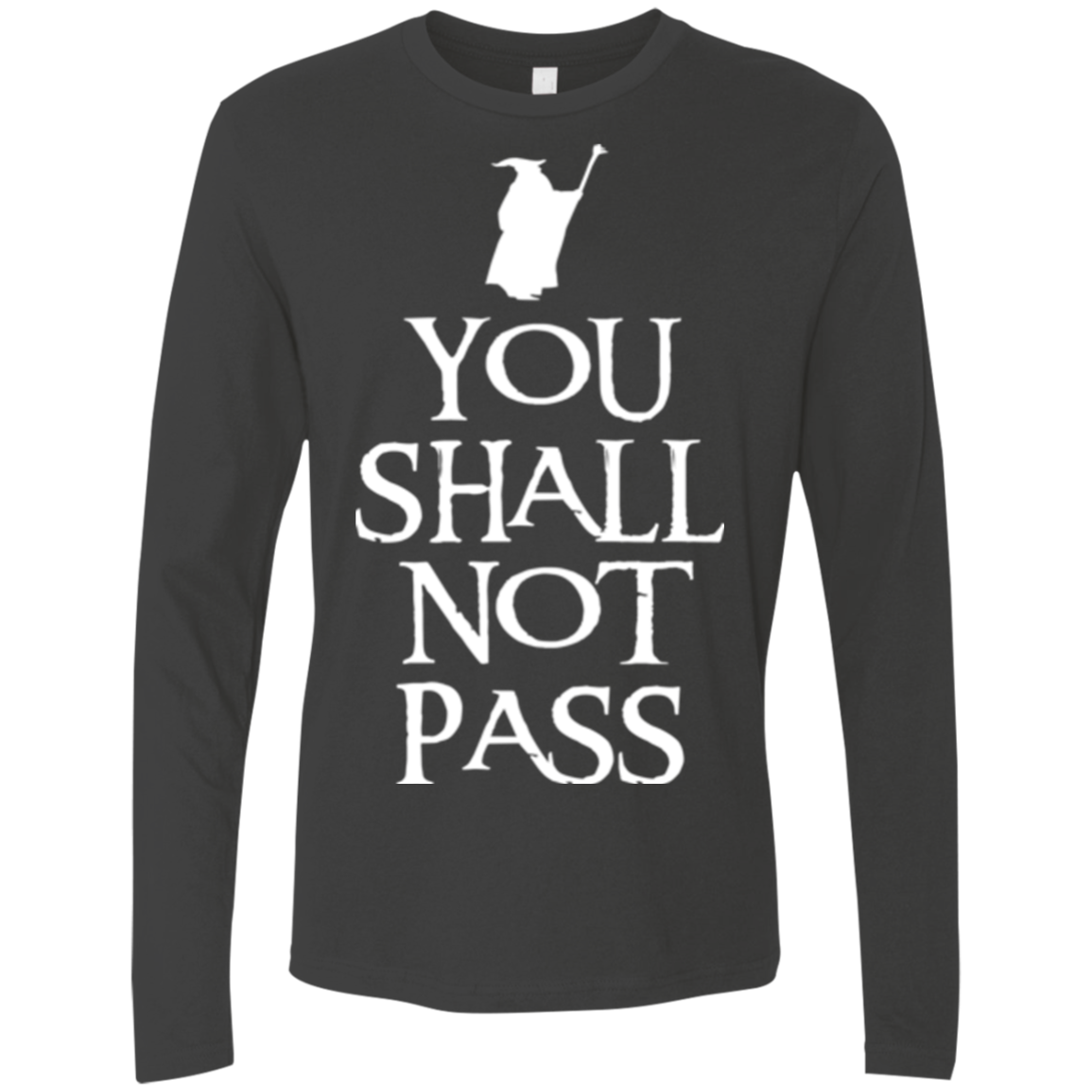 You shall not pass Men's Premium Long Sleeve