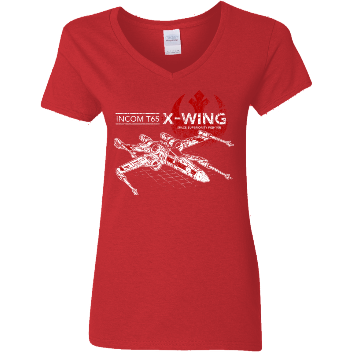 T-65 X-Wing Women's V-Neck T-Shirt