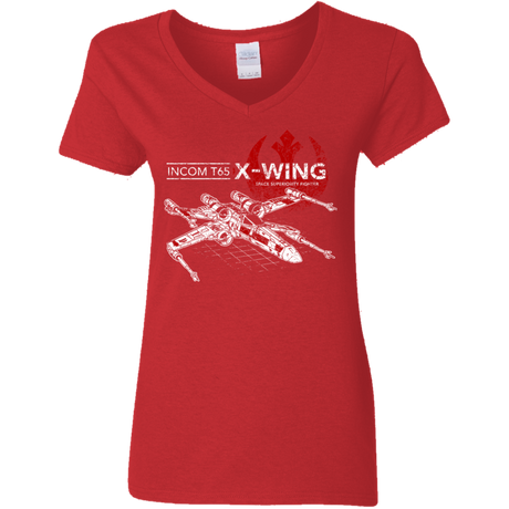 T-65 X-Wing Women's V-Neck T-Shirt