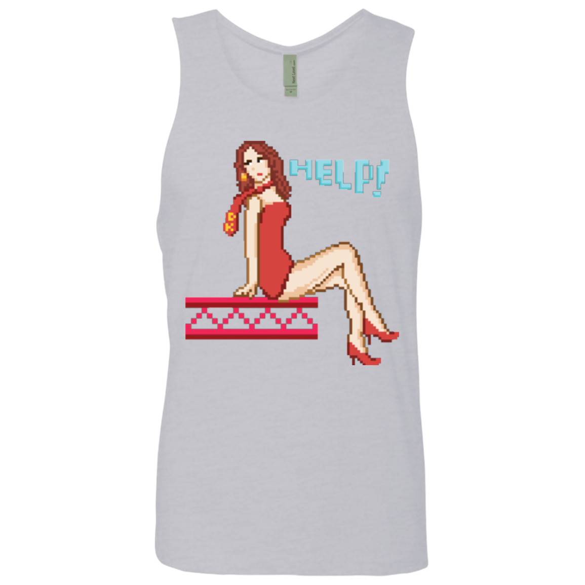 Pixel Pinup Pauline Men's Premium Tank Top