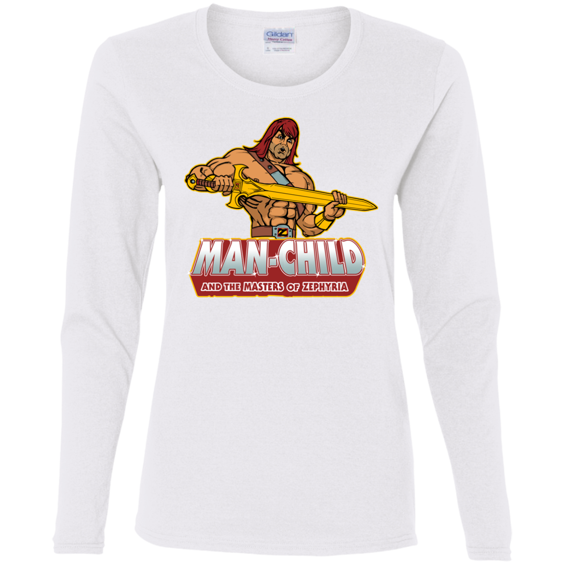 Man Child Women's Long Sleeve T-Shirt