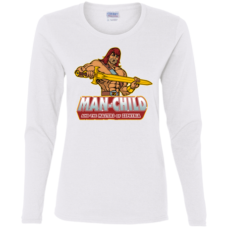 Man Child Women's Long Sleeve T-Shirt