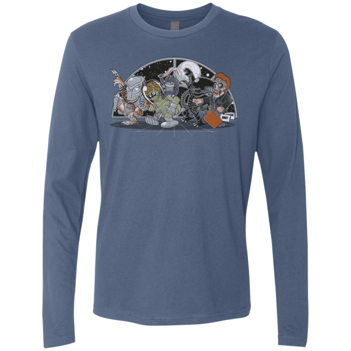 Where The Nasty Aliens are Men's Premium Long Sleeve