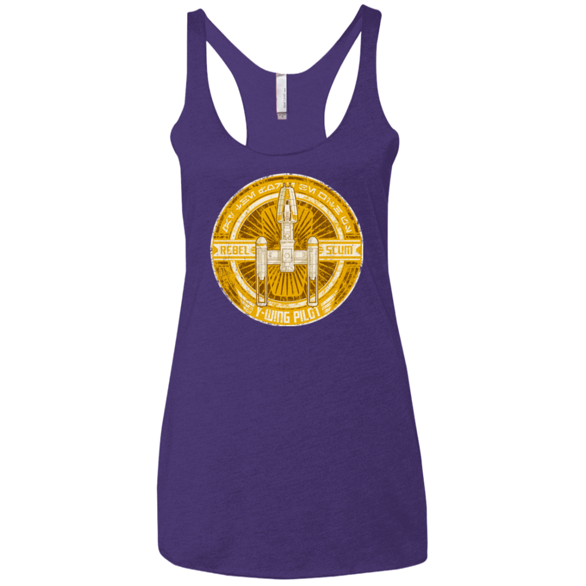 Y-Wing Scum Women's Triblend Racerback Tank