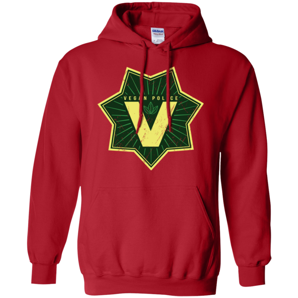 Vegan Police Pullover Hoodie