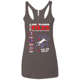 Unexplained Files Women's Triblend Racerback Tank