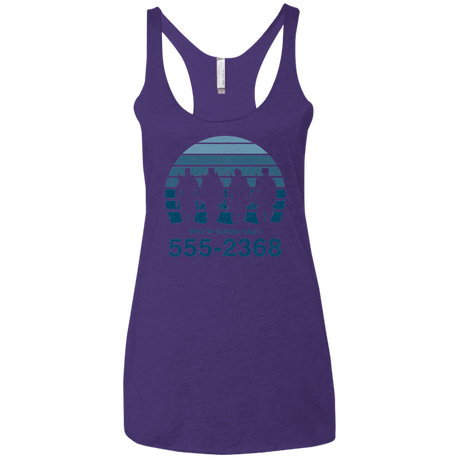 Who Ya Gonna Call Women's Triblend Racerback Tank