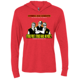 The Leg Sweepers Triblend Long Sleeve Hoodie Tee