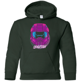 Spartan Helmet 80's Youth Hoodie