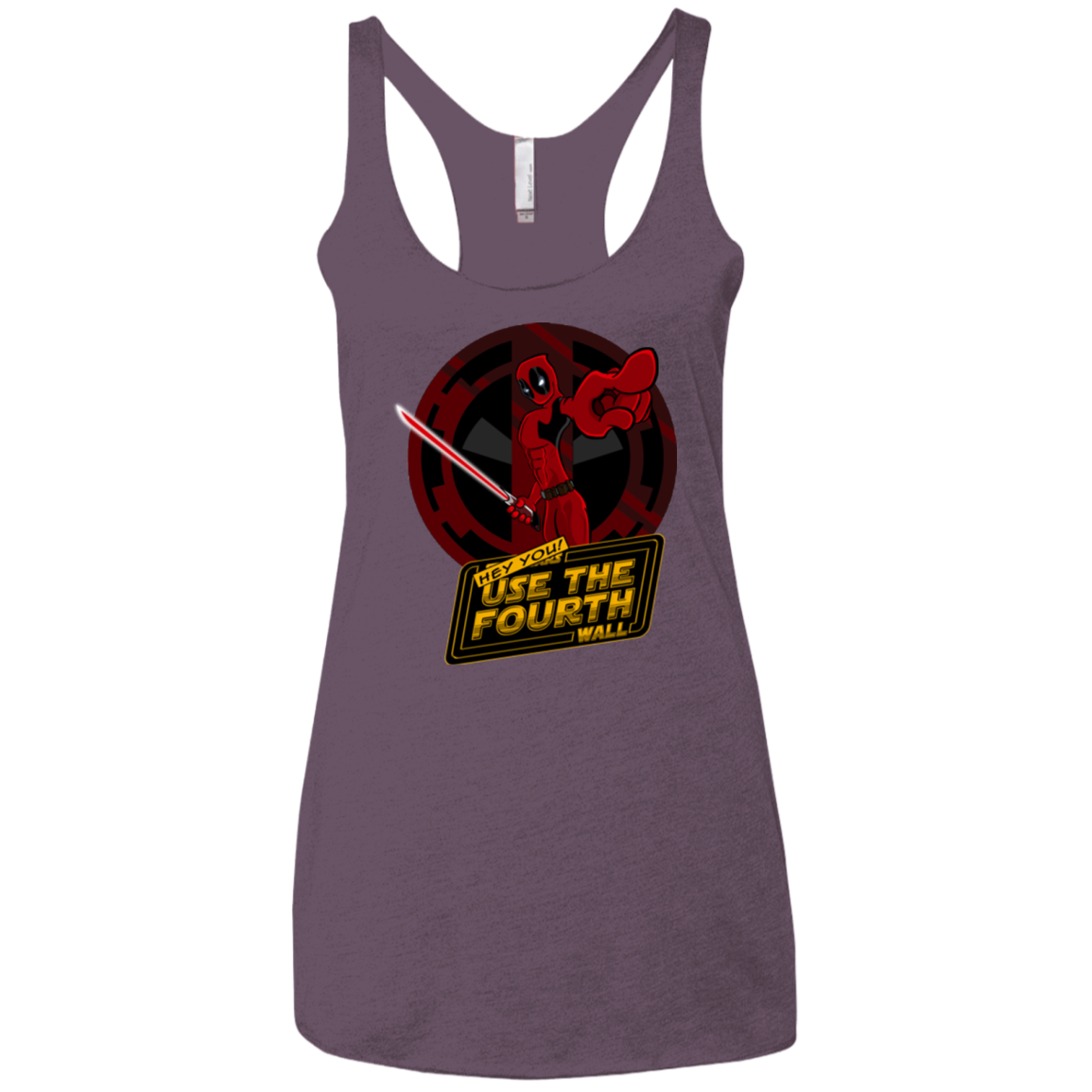 Use The Fourth Wall Women's Triblend Racerback Tank