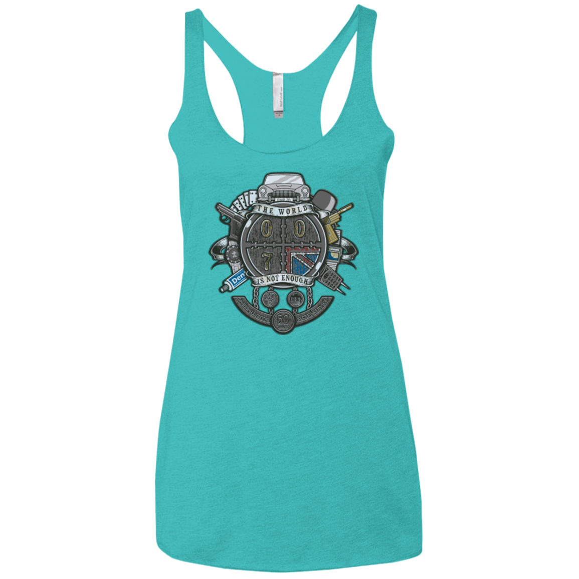 British Spy Crest Women's Triblend Racerback Tank