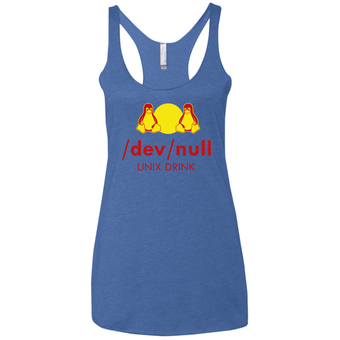 Dev null Women's Triblend Racerback Tank