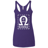 Resistance is Futile Women's Triblend Racerback Tank