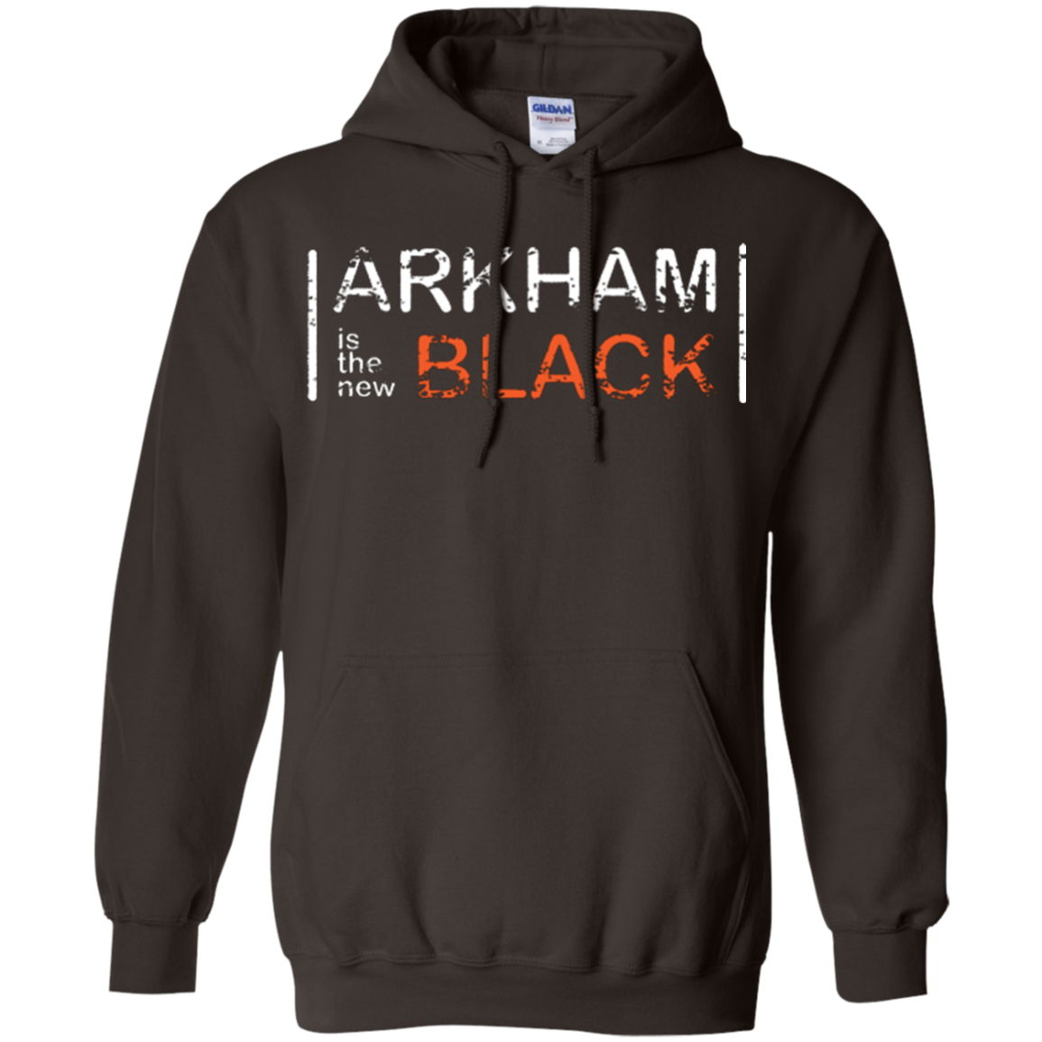 Arkham Black Pullover Hoodie