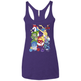 More than a feeling Women's Triblend Racerback Tank