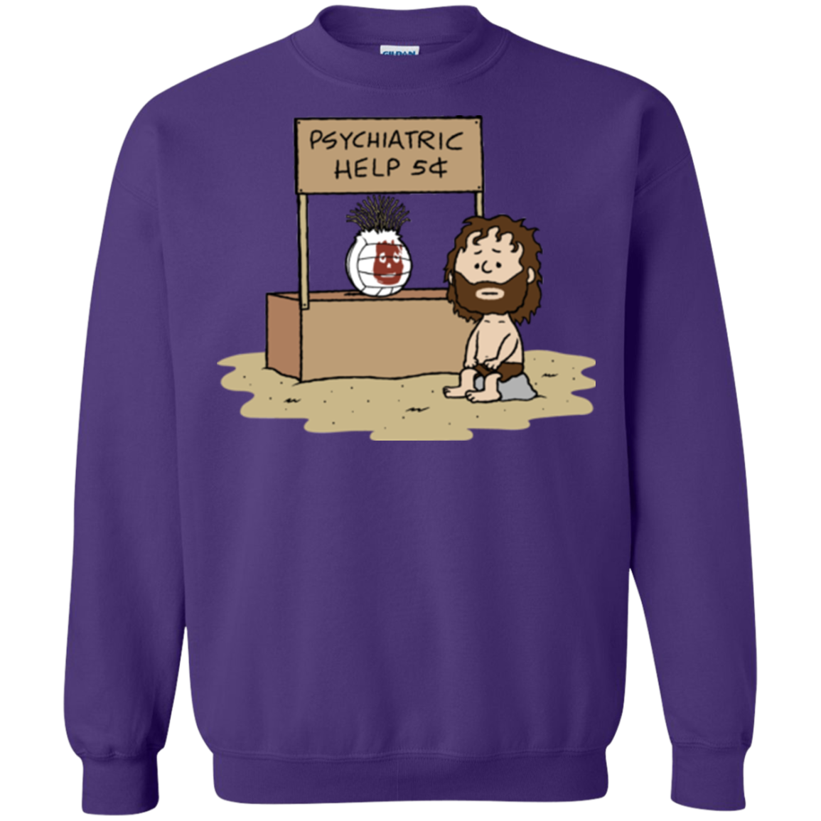 Volleyball Help Crewneck Sweatshirt