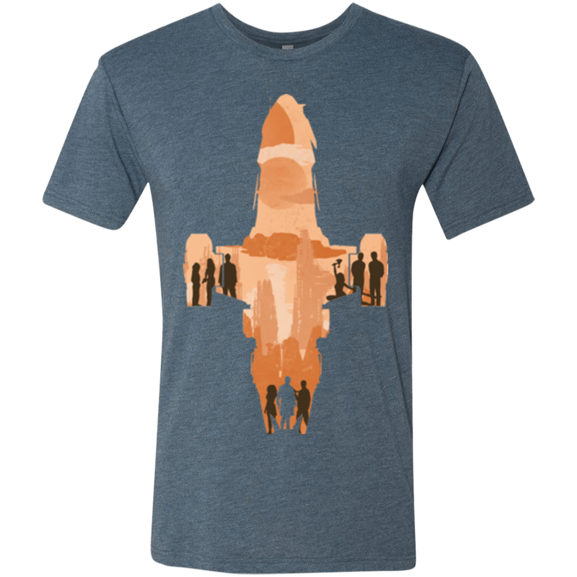 The Shiny Ship Men's Triblend T-Shirt