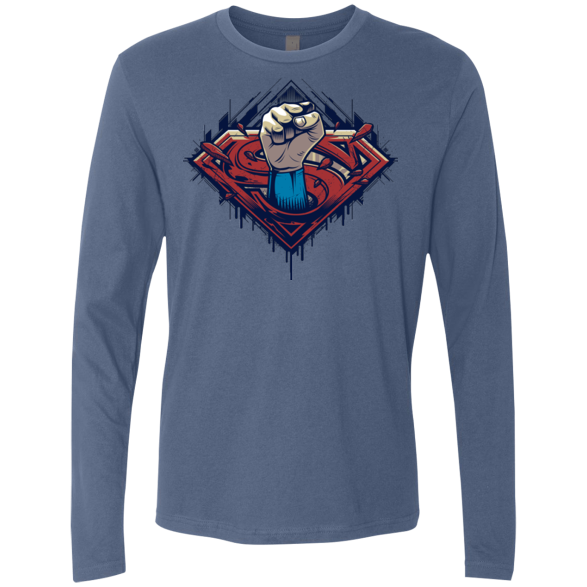 Steel Hero Men's Premium Long Sleeve