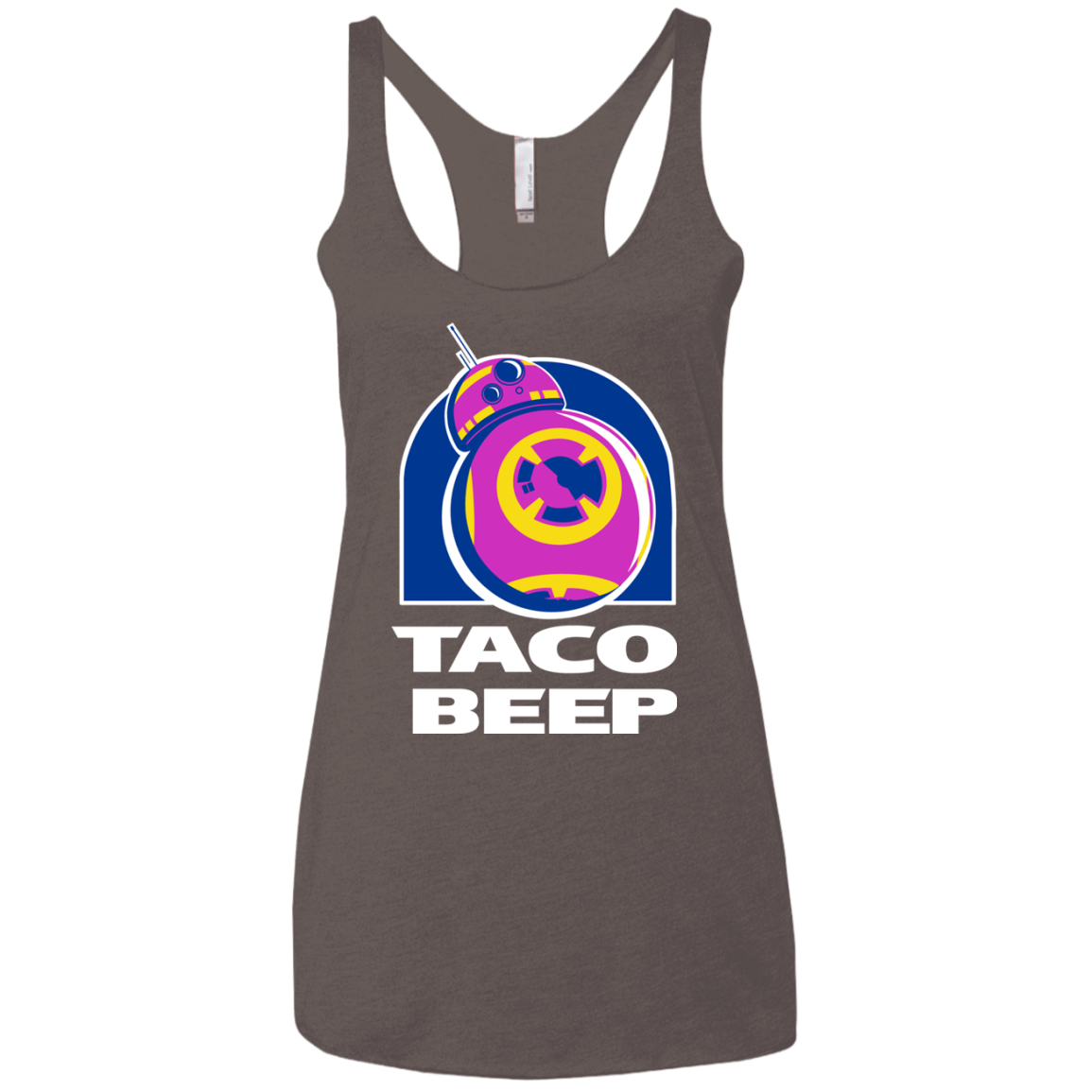 Taco Beep Women's Triblend Racerback Tank