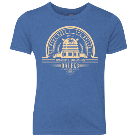 Who Villains Daleks Youth Triblend T-Shirt