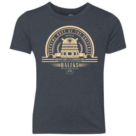 Who Villains Daleks Youth Triblend T-Shirt